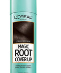 Hair Color Root Cover up Temporary Gray Concealer Spray Light Brown (Pack of 2) (Packaging May Vary)