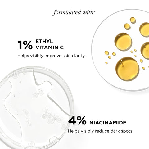 IT Cosmetics Bye Bye Dark Spots 4% Niacinamide Serum - Visibly Reduces Dark Spots & Improves Skin Clarity in 8 Weeks - with 1% Ethyl Vitamin C - for All Skin Types - 1 Fl Oz