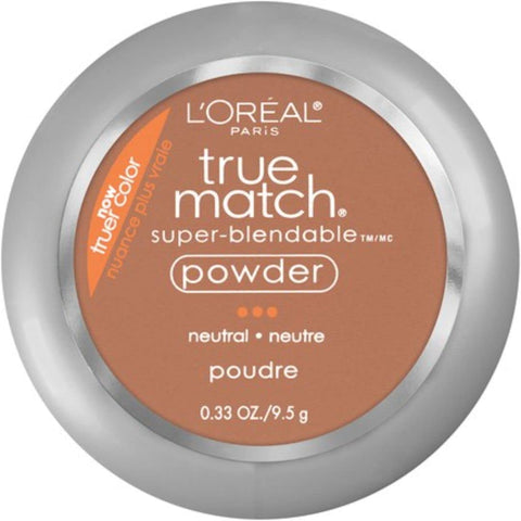 True Match Super Blendable Oil Free Foundation Powder, W2 Light, 0.33 Oz, Packaging May Vary