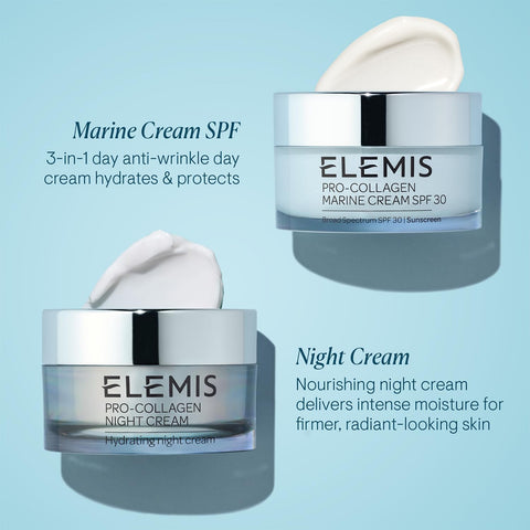 ELEMIS Pro-Collagen Night Cream | Ultra Rich Daily Face Moisturizer Firms, Smoothes and Replenishes the Skin with Antioxidants