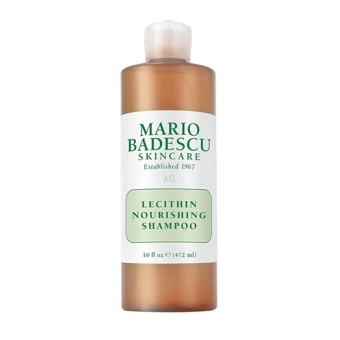 Mario Badescu Lecithin Nourishing Shampoo | Hydrating and Moisturizing Shampoo for Men & Women with Jojoba Oil & Lecithin | Helps Restore Dry, Damaged & Color-Treated Hair