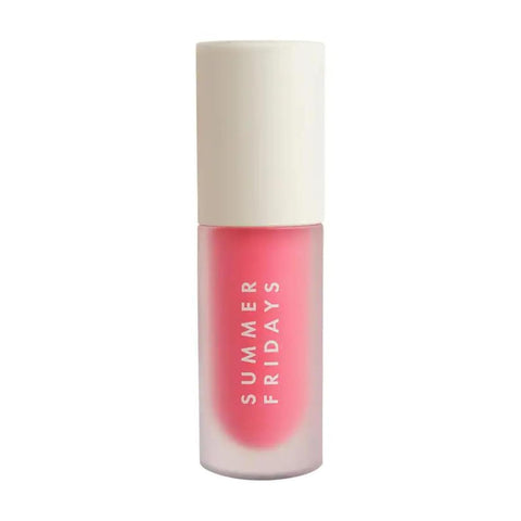 Summer Fridays Dream Lip Oil for Moisturizing Sheer Coverage, High-Shine Tint, and Deep Hydration - Soft Mauve (0.15 Oz)