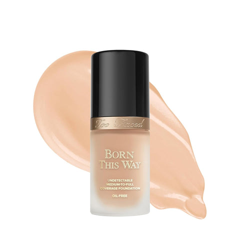 Too Faced Born This Way Natural Finish Longwear Liquid Foundation, 1.01 Fl. Oz.