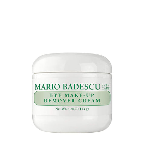 Mario Badescu Eye Makeup Remover Cream - Gentle, Non-Irritating Gel-Cream Waterproof Liner and Mascara Remover - Safe for Contact Lens Wearer - Vegan Skin Care Makeup Cleanser