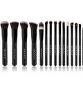 SHANY Makeup Brushes Artisan Easel Elite Cosmetics Make up Brush Set, Complete Kabuki Makeup Brush Set with Standing Convertible Makeup Brush Holder Storage - 18 Pcs