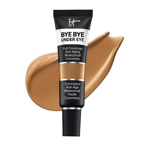 IT Cosmetics Bye Bye under Eye Full Coverage Concealer - for Dark Circles, Fine Lines, Redness & Discoloration - Waterproof - Anti-Aging - Natural Finish – 0.4 Fl Oz