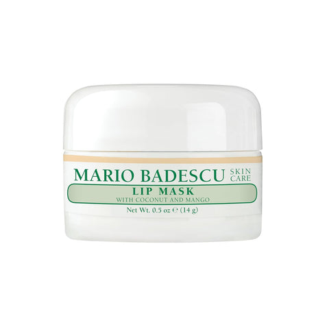 Mario Badescu Lip Mask, Overnight Lip Treatment Enriched with Skin Softening Coconut Oil and Hydrating Shea Butter