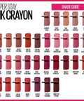 Maybelline Super Stay Ink Crayon Lipstick Makeup, Precision Tip Matte Lip Crayon with Built-In Sharpener, Longwear up to 8Hrs, Achieve It All, Brown Nude, 1 Count