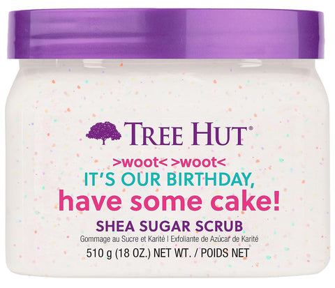 Tree Hut Vanilla Shea Sugar Exfoliating & Hydrating Body Scrub, 18 Oz