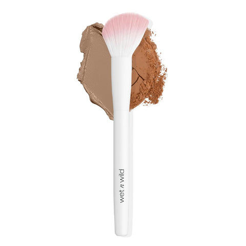 Wet N Wild Full Coverage Foundation Brush, Packed Bristles for All Formulas, Comfort Grip, Cruelty-Free & Vegan