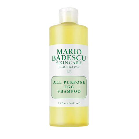 Mario Badescu All Purpose Egg Shampoo for All Hair and Skin Types | Shampoo and Body Wash That Cleanses and Nourishes |Formulated with Egg White Proteins