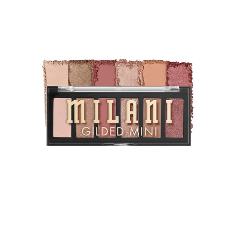 Milani Gilded Mini Eyeshadow Palette with 6 Matte & Shimmer Hues - the Wine Down