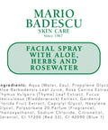 Mario Badescu Facial Spray with Aloe, Herbs and Rose Water for All Skin Types, Face Mist That Hydrates, Rejuvenates & Clarifies