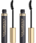 L’Oreal Paris Makeup Voluminous Mascara Original, Curved Brush Lifts & Builds Lashes up to 5X Volume, Clump Free, Smudge Free, Black Brown, 0.28 Fl Oz