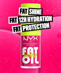 NYX PROFESSIONAL MAKEUP Fat Oil Lip Drip, Moisturizing, Shiny and Vegan Tinted Lip Gloss - Supermodel (Shimmering Magenta)