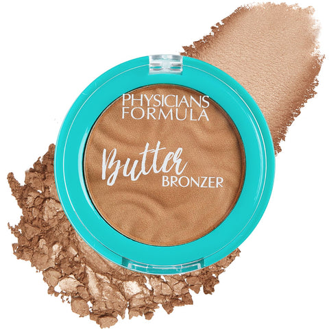 Physicians Formula Murumuru Butter Bronzer, Moisturizing, Nourishing Murumuru Butter for Silky Glow, Dermatologist Tested, Hypoallergenic, Vegan & Cruelty-Free - Light Bronzer