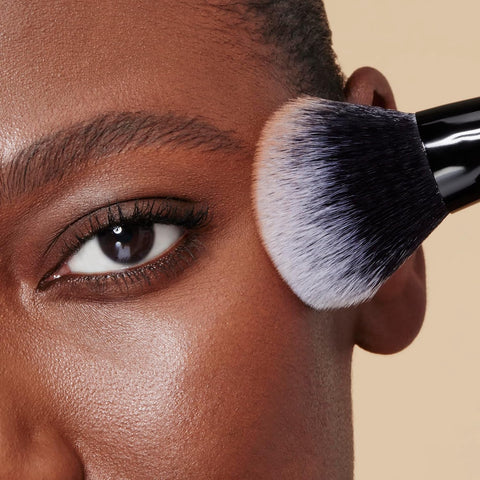 Dual-Ended Cream + Powder Brush, Two-In-One Makeup Brush for Creating a Gorgeous, Airbrushed-Looking Complexion, Vegan & Cruelty-Free