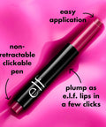 Pout Clout Lip Plumping Pen, Nourishing Lip Balm for Sheer Color & Shine, Plumps & Moisturizes, Vegan & Cruelty-Free, Pinky Out