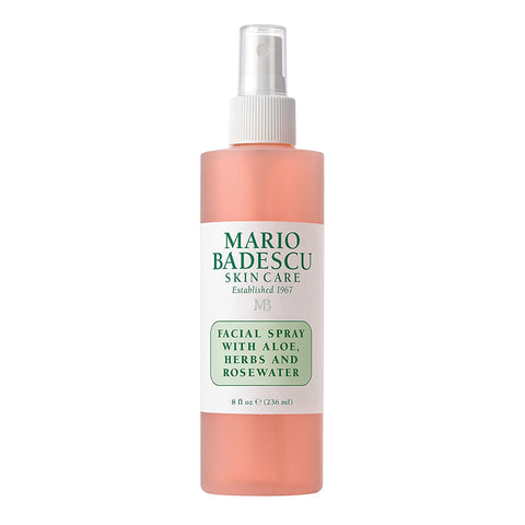 Mario Badescu Facial Spray with Aloe, Herbs and Rose Water for All Skin Types, Face Mist That Hydrates, Rejuvenates & Clarifies