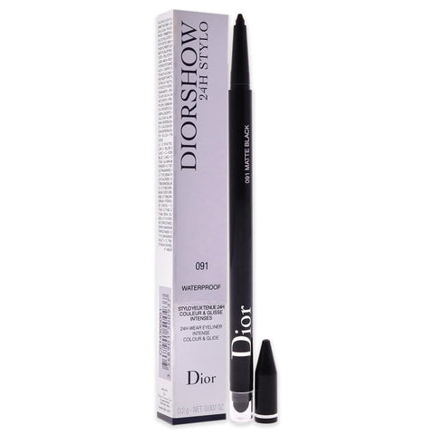 Christian Dior Diorshow 24H Stylo Waterproof Eyeliner - 091 Matte Black Women 0.01 Oz