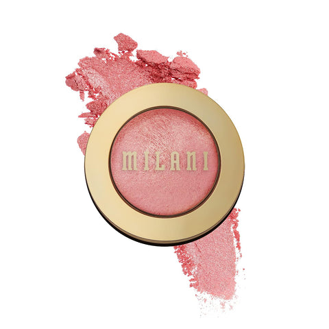 Milani Baked Blush - Corallina (0.12 Ounce) Cruelty-Free Powder Blush - Shape, Contour & Highlight Face for a Shimmery or Matte Finish