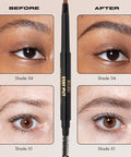 Milani Stay Put Brow Sculpting Mechanical Pencil - Medium Brown (0.01 Ounce) Cruelty-Free Long-Lasting Eyebrow Pencil That Defines and Shapes Brows