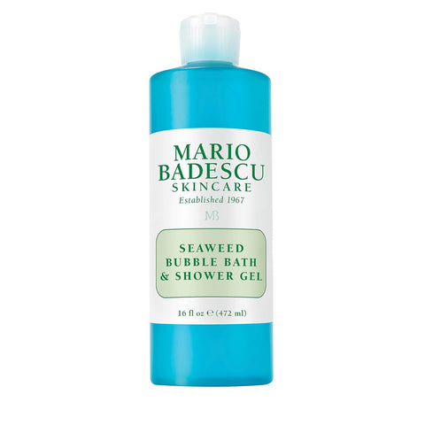 Mario Badescu Seaweed Bubble Bath & Shower Gel - 2-In-1 Daily Moisturizing Body Wash for Men and Women - Body Care Enriched with Marine-Like Fragrance - Revitalizes Skin from Head to Toe