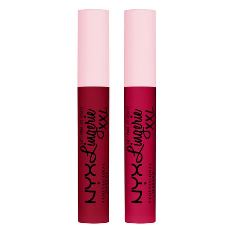 NYX PROFESSIONAL MAKEUP Lip Lingerie XXL Matte Liquid Lipstick - Strip'D down (Coral Beige)