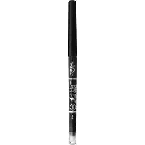 Makeup  Never Fail Original Mechanical Pencil Eyeliner with Built in Sharpener, Black, 1 Count