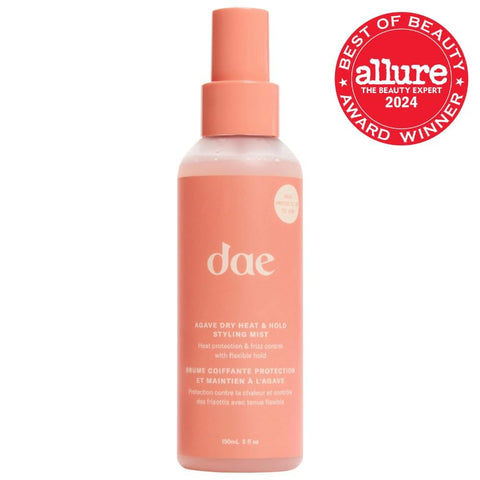 DAE Agave Dry Heat & Hold Styling Mist - Heat Protection, Controls Frizz, Softens Hair (5 Oz.)