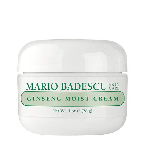 Mario Badescu Ginseng Moist Cream Lightweight Daily Face Moisturizer | Re-Energizing, Skin-Replenishing Moisturizer Face Cream | Skin Care That Brightens, Nourishes, & Smooths | 1 Oz