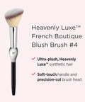 IT Cosmetics Heavenly Luxe French Boutique Blush Brush #4 - for Cream & Powder Blush - Soft-Focus, Naturally Pretty Finish - with Award-Winning Heavenly Luxe Hair