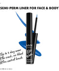 NYX PROFESSIONAL MAKEUP Epic Wear Liquid Liner, Long-Lasting Waterproof Eyeliner - Sapphire