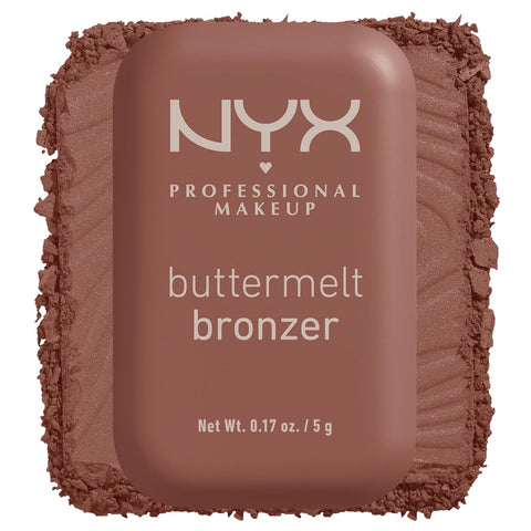 NYX PROFESSIONAL MAKEUP Matte Buttermelt Bronzer, Longwear Face Makeup with up to 12 Hours of Wear, Vegan Formula - Butta Biscuit