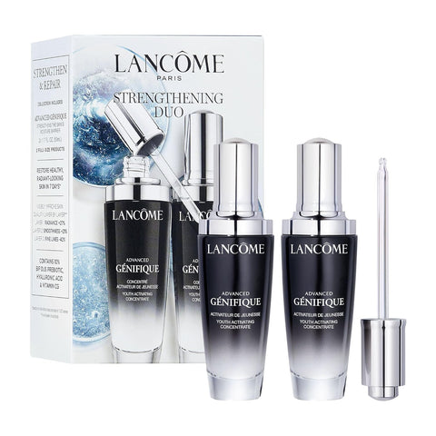 Lancôme Advanced Génifique Radiance Boosting Anti-Aging Face Serum - Visibly Hydrates & Plumps Skin - with Bifidus Prebiotic, Hyaluronic Acid & Vitamin Cg