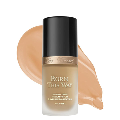 Too Faced Born This Way Natural Finish Longwear Liquid Foundation, 1.01 Fl. Oz.