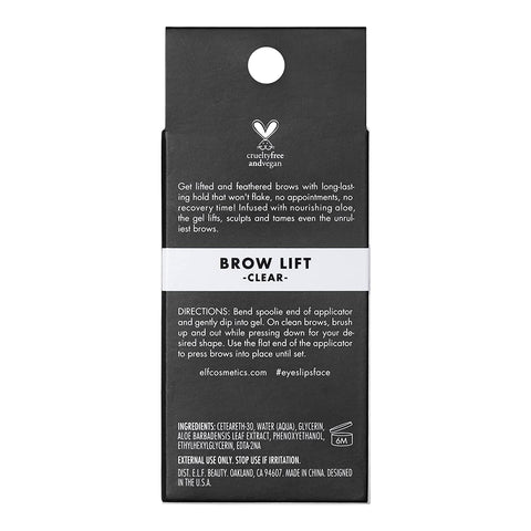 Cosmetics Brow Lift, Clear Eyebrow Shaping Wax for Holding Brows in Place, Creates a Fluffy Feathered Look