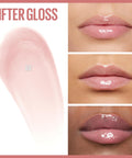 Maybelline Lifter Gloss, Hydrating Lip Gloss with Hyaluronic Acid, Ice, Pink Neutral, 0.18 Ounce