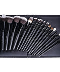 SHANY Makeup Brushes Artisan Easel Elite Cosmetics Make up Brush Set, Complete Kabuki Makeup Brush Set with Standing Convertible Makeup Brush Holder Storage - 18 Pcs