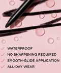 IT Cosmetics Superhero No-Tug Retractable Eyeliner - All-Day Wear, Waterproof Formula Won’T Smudge - with Avocado Oil, Chamomile Extract, Vitamin E & Carnauba Wax - 0.008 Oz