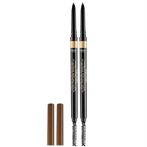 Makeup Brow Stylist Definer Waterproof Eyebrow Pencil, Ultra-Fine Mechanical Pencil, Draws Tiny Brow Hairs and Fills in Sparse Areas and Gaps, Dark Brunette, 0.003 Ounce (Pack of 1)