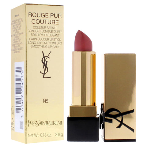 Yves Saint Laurent Rouge Pur Couture Satin Lipstick - N5 Tribute Nude for Women - 0.13 Oz Lipstick