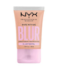 NYX PROFESSIONAL MAKEUP Bare with Me Blur Skin Tint Foundation Make up with Matcha, Glycerin & Niacinamide - Light Neutral