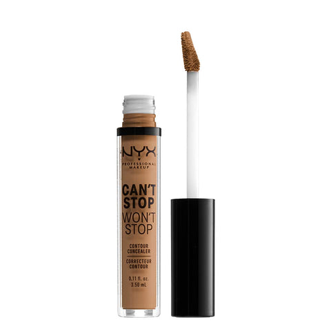 NYX PROFESSIONAL MAKEUP Can'T Stop Won'T Stop Contour Concealer, 24H Full Coverage Matte Finish - Natural