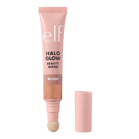 Halo Glow Blush Beauty Wand, Liquid Blush Wand for Radiant, Flushed Cheeks, Infused with Squalane, Vegan & Cruelty-Free, Rosé You Slay