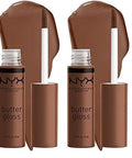 NYX PROFESSIONAL MAKEUP Butter Gloss, Non-Sticky Lip Gloss - Madeleine (Mid-Tone Nude)