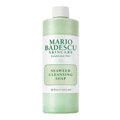 Mario Badescu Seaweed Cleansing Soap for All Skin Types |Creamy Cleanser That Gently Exfoliates |Formulated with Seaweed Grains & Bladderwrack Extract