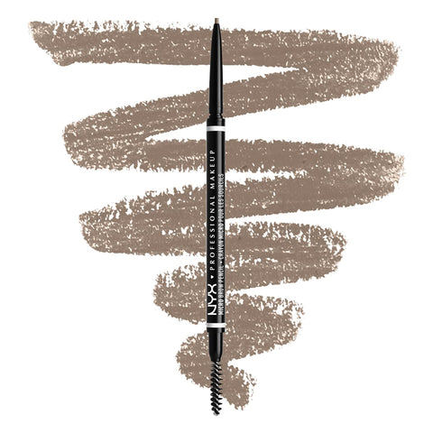 NYX PROFESSIONAL MAKEUP Micro Brow Pencil, Precise Eyebrow Pencil - Ash Brown