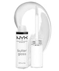 NYX PROFESSIONAL MAKEUP Butter Gloss, Non-Sticky Lip Gloss - Madeleine (Mid-Tone Nude)