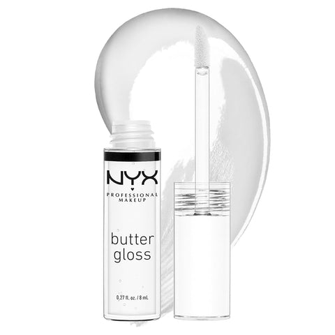 NYX PROFESSIONAL MAKEUP Butter Gloss, Non-Sticky Lip Gloss - Madeleine (Mid-Tone Nude)